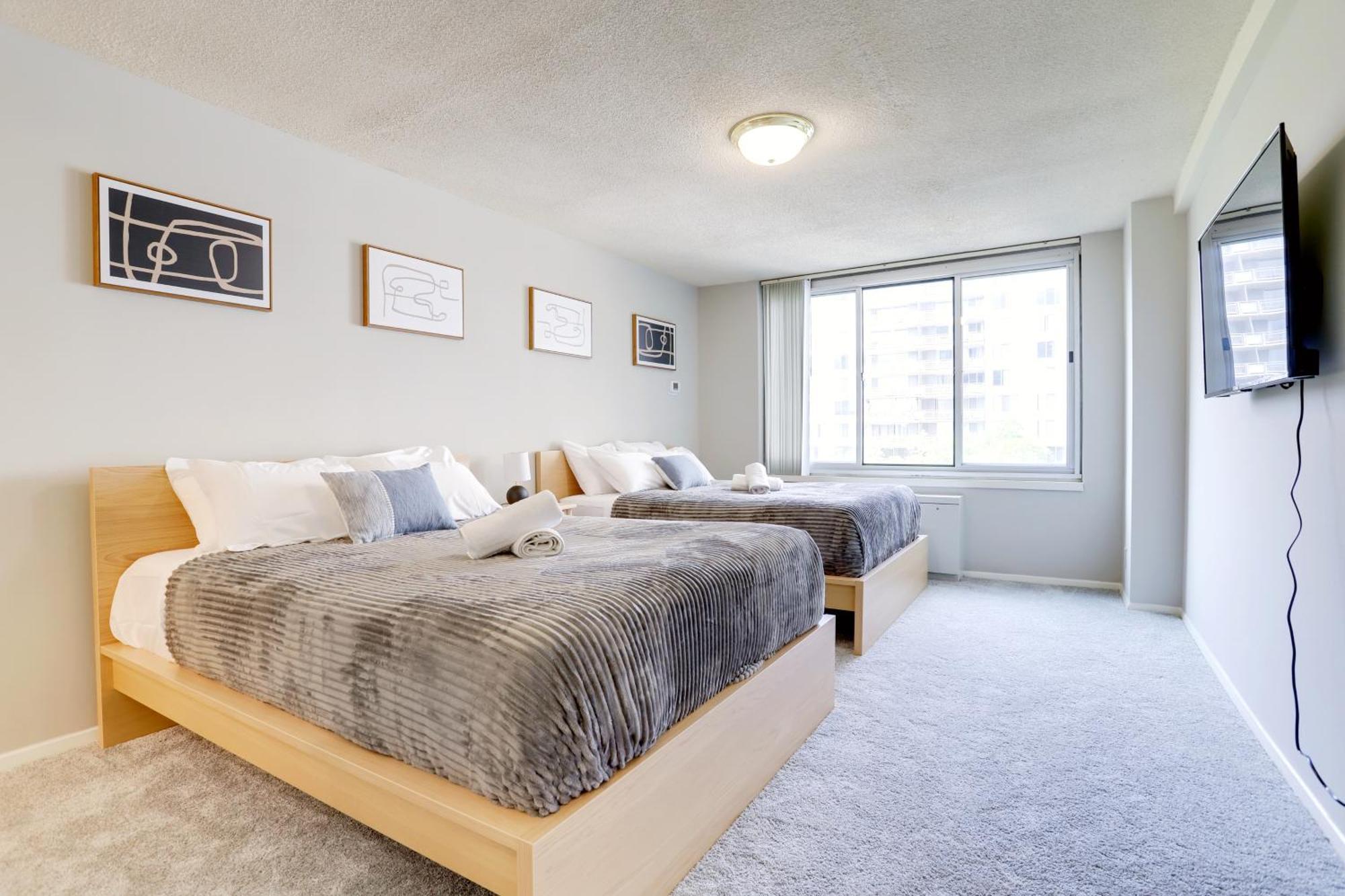 Apartment At Crystal City With Gym Арлингтон Экстерьер фото
